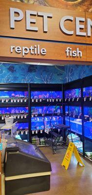 Aquarium section