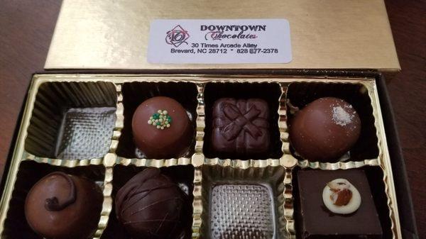 8 box of speciality truffles