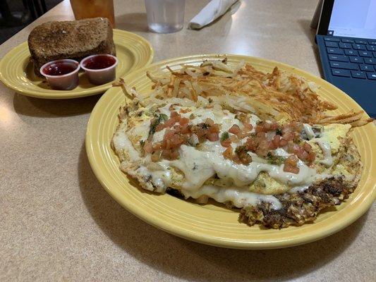 Baja Carne Asada Omelette