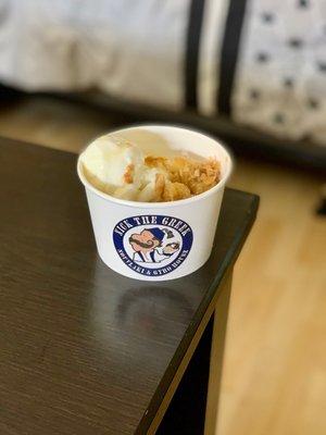 Greek Frozen Yogurt (with Baklava and Honey)