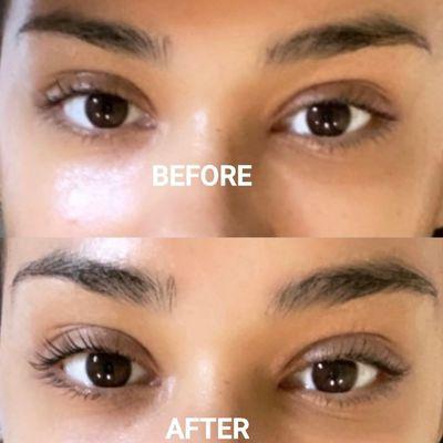 Lash Lifting and tint