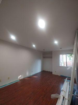 Install recessed lights