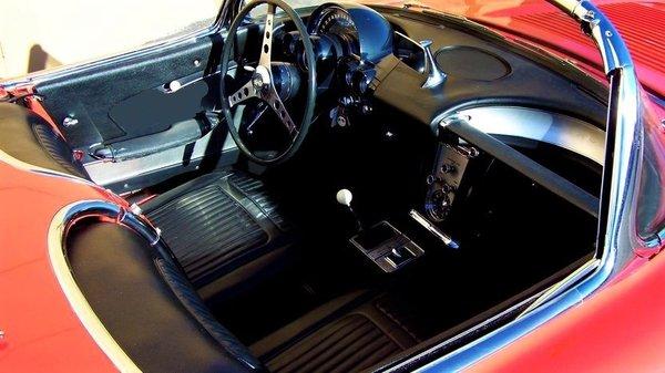 restored interior of my 1958 Corvette