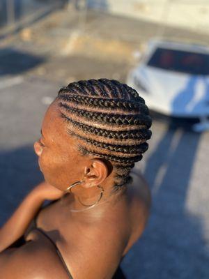 Feed in braids