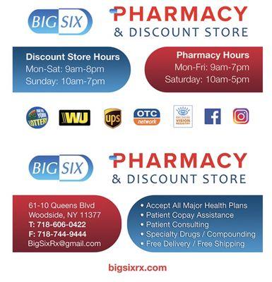 Big Six Pharmacy & Discount Store