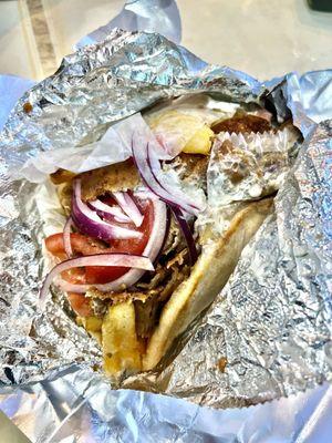 Beef & lamb gyro