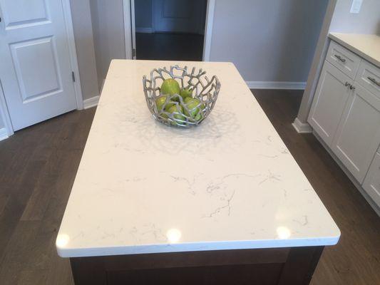 Carrara Quartz countertops