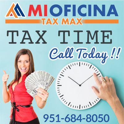 It's TAX Season!!!
Call us we can help you get the MAXimum refund!!