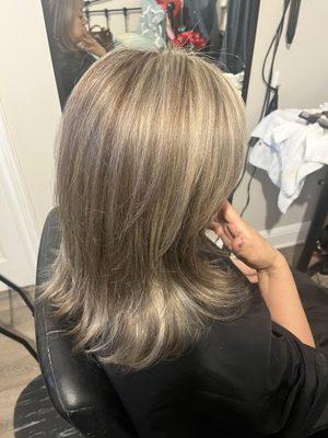 Very blonde highlights