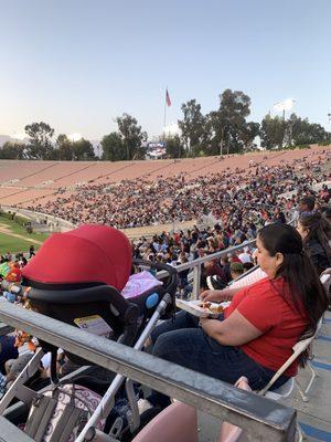 The Bleacher Seats @ Americafest @ The Rose Bowl In Pasadena July 4, 2019