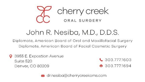 Did you know Dr. Nesiba has a dual doctorate?
He is both a Medical Doctor MD and a Doctor of Dental Surgery DDS!