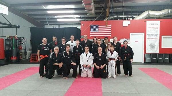 Thank you Master Arcemont for allowing me to teach your adults and black belts some Jiu jitsu.