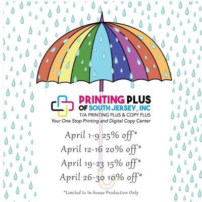 April specials