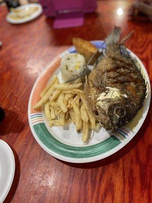 Mojarra Frita al Natural