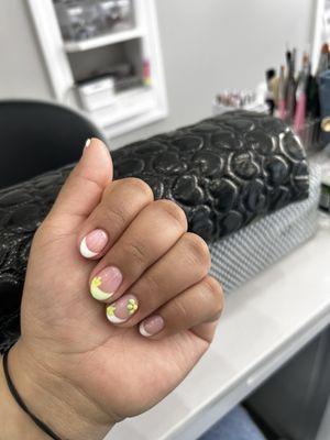 Gel Manicure, French nails