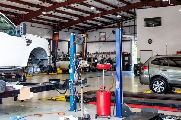 The cleanest garage you've ever seen.