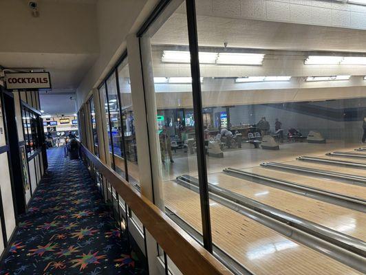 Chinese food, bowling, and lounge all under one roof.