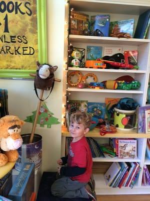 A huge selection of $1 books and toys