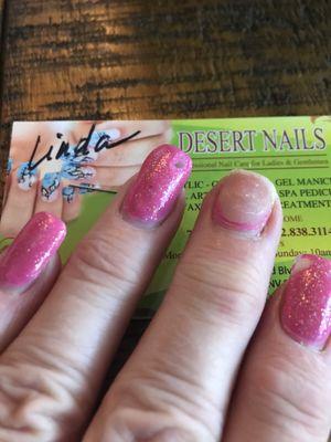 Linda my nail tech introduce me to a wonderful nail job! Thank you again