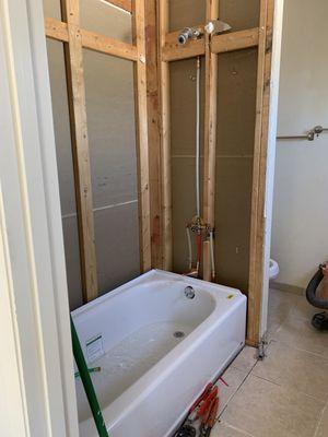 Work in progress -Request for a Bathtub/Shower remodel