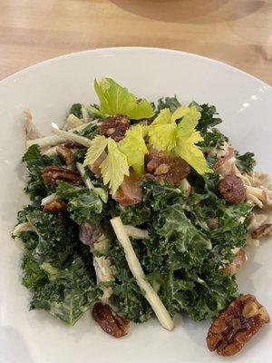 Kale and chicken salad