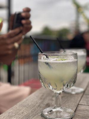 Cucumber mint margarita