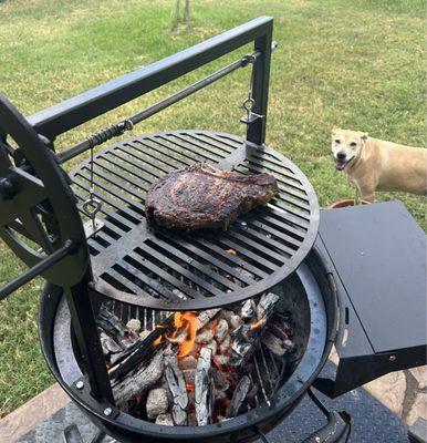 Great bone-in ribeye steaks on sale this weekend!