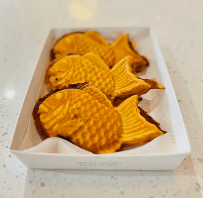 taiyaki-custard, nutella, pizza, chocolate