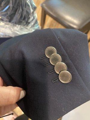 Missing buttons caused by neglect