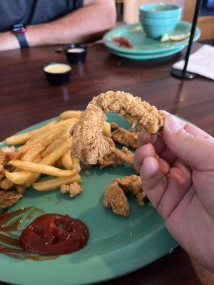 Froggy leg (chicken strip)