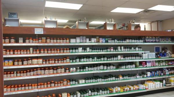 Old fashion pharmacy counter.