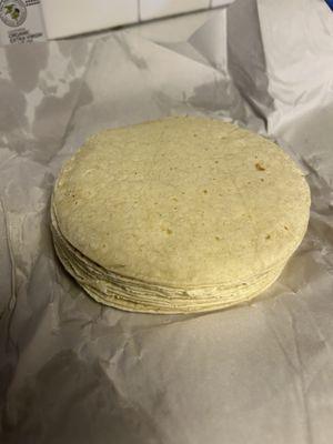 15 corn tortillas