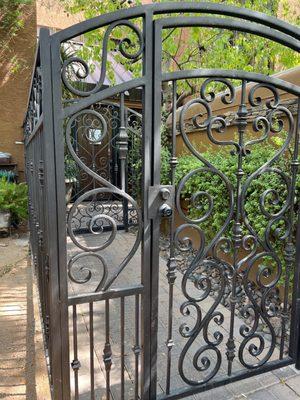 Gorgeous new double gate entry!