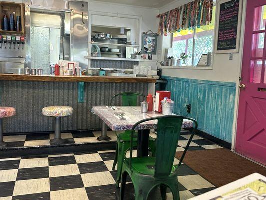 Inside of diner!