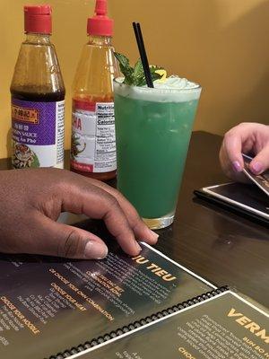 Blue Hawaiian cocktail