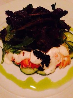 There's caviar in my lobster salad. THIS IS NOT AT ALL AN OUTRAGE!!!