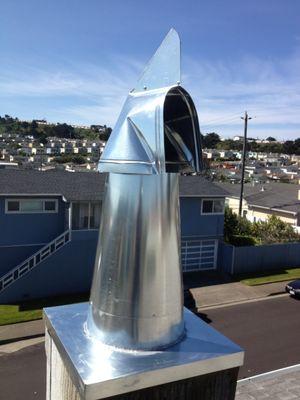 Wind Directional Chimney Cap