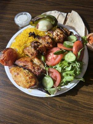 Cornish hen kebab