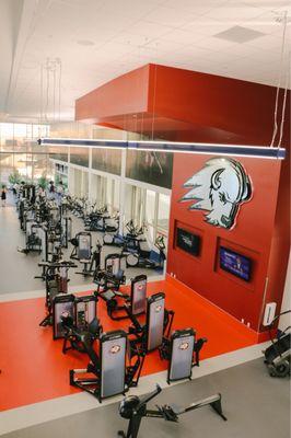 Inside of the Human Performance Center.