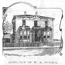 Drawing of the Donaca House