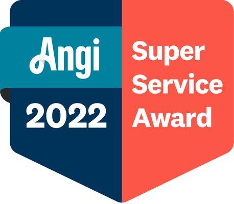 We have earned the Angi Super Service Award for 2022. Thank you to all of our valued customers who have made this possible!