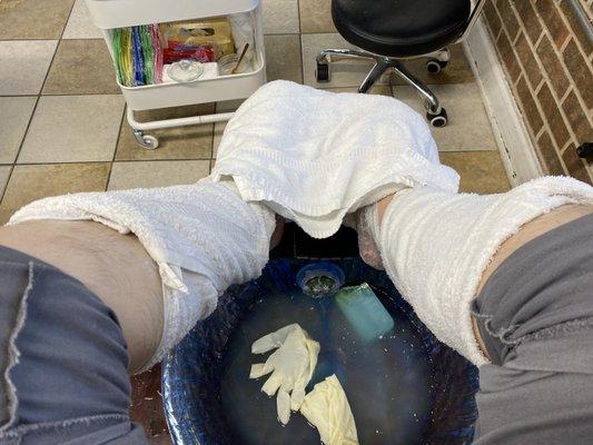 Ahhh!! The best pedi/massage ever!