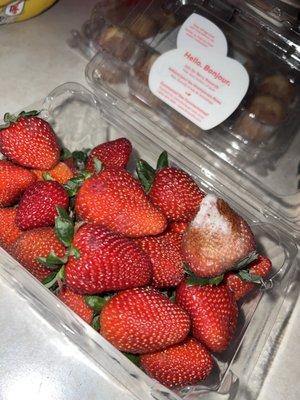 Moldy strawberries