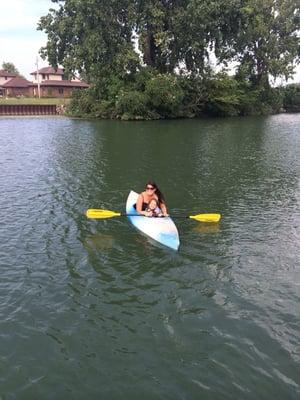 Kayaking is a fun activity here in our marina which leads to East Harbor Beach & Lake Erie