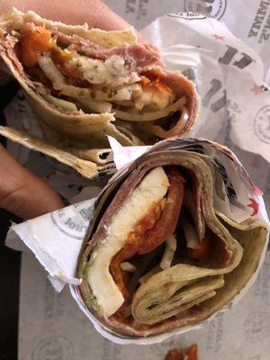 Caprese Salami Wrap