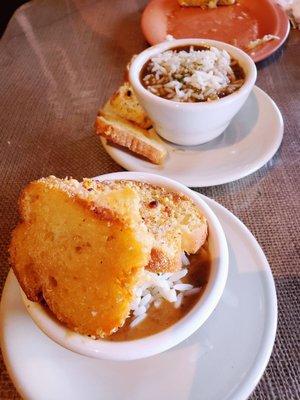 Crawfish Etouffee and Seafood Gumbo