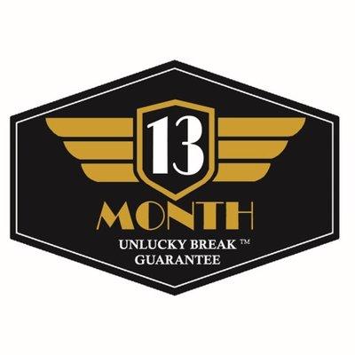 We now include our 13 month Unlucky Break Guarantee with each windshield replacement. Free chip repairs for 13 months.