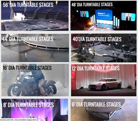 Spectrum Production Services
 Turntable Stage Systems