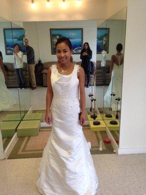 My wedding dress before alterations