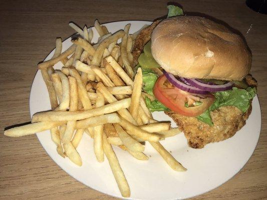 Breaded Pork Tenderloin sandwich